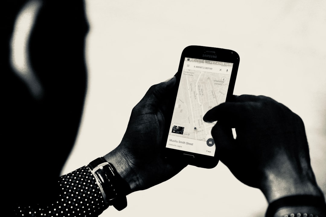 Photo Smartphone with map